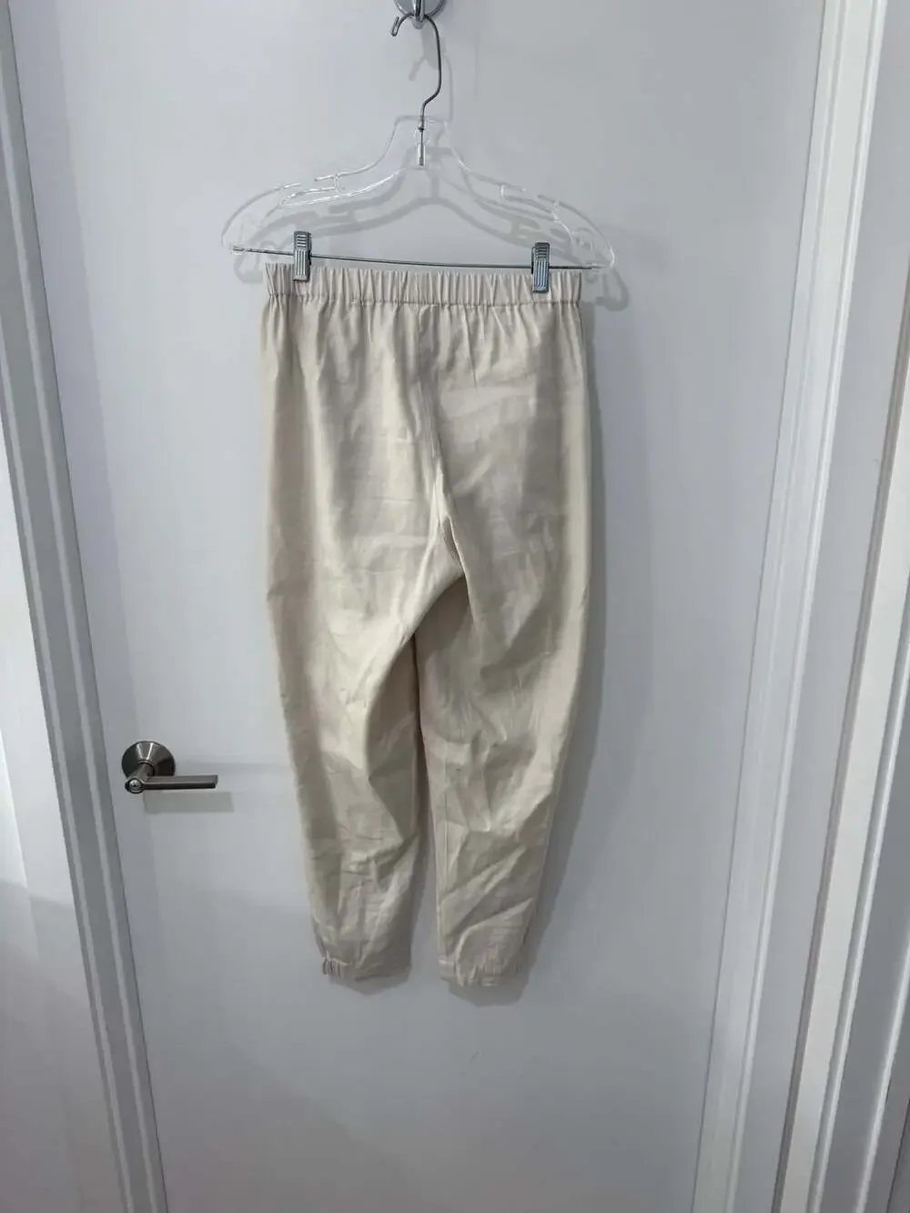 Babaton Women's Elastic Waist Linen Blend Pull-On Jogger Pants
